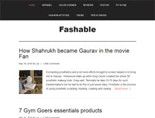 Tablet Screenshot of fashable.org
